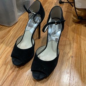 Michael Kors Black Platform Heel